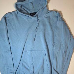 Men's Diesel S-ALBY COPY J1 Medium Hoodie in Light Blue